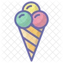 Ice Cream Ice Cone Frozen Food Icon