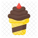 Ice Cream Dessert Cupcake Icon