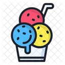 Ice Cream Dessert Spring Icon