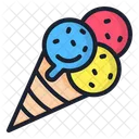 Ice Cream Dessert Spring Icon