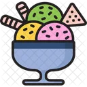 Ice Cream Pack Chocolate Chips Icon
