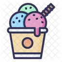 Ice Cream Ice Cream Cone Dessert Icon