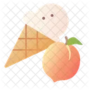 Peach Ice Icon