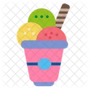 Ice Cream Party Holiday Dessert Sweet Icon