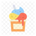 Ice Cream Cone Desserts Icon
