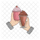 Ice Cream Plastic Cup Dessert Icon