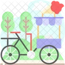 Ice Cream Bicycle  Icon