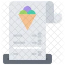 Ice Cream Bill  Icon