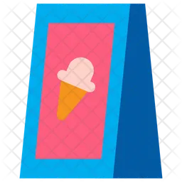 Ice Cream Board  Icon