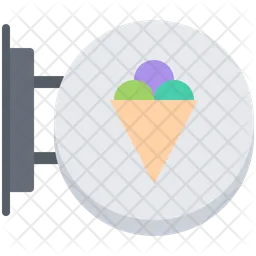 Ice Cream Board  Icon