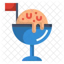 Ice Cream Bowl Icon