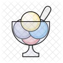 Icecream Bowl Sweet Icon