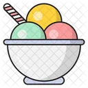 Bowl Icecream Spoon Icon