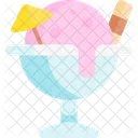 Ice cream Bowl Icon