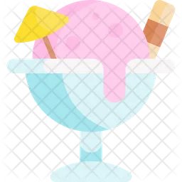 Ice cream Bowl  Icon