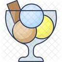 Ice Cream Bowl Ice Cream Dessert Icon