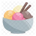Ice Cream Bowl Icon