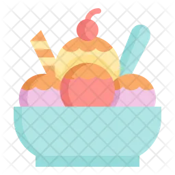 Ice cream bowl  Icon