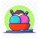 Ice Cream Bowl Icon