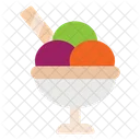 Ice Cream Bowl Ice Cream Dessert Icon