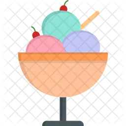 Ice Cream bowl  Icon