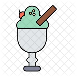 Ice Cream Bowl  Icon