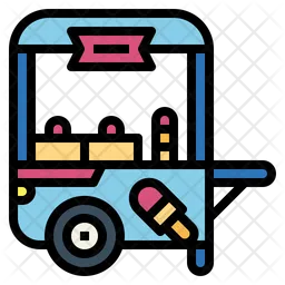 Ice Cream Cart  Icon