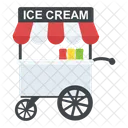 Ice Cream Cart Vendor Icon