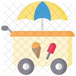 Ice Cream Cart  Icon