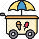 Ice Cream Cart Ice Cream Stall Ice Cream Shop Icon