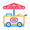 Ice Cream Cart Icon