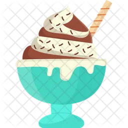 Ice Cream Chocolate  Icon