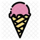 Ice Cream Cone Sweet Dessert Icon