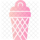 Ice Cream Cone Frozen Treat Dessert Icon