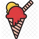 Ice Cream Cone Dessert Icon