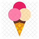 Ice Cream Cone Dessert Sweet Icon