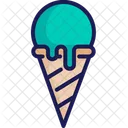 Ice Cream Sweet Waffle Icon