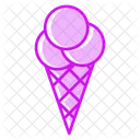 Candy Ice Cone Icon
