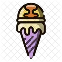 Ice Cream Cone Ice Cream Sherbet Icon