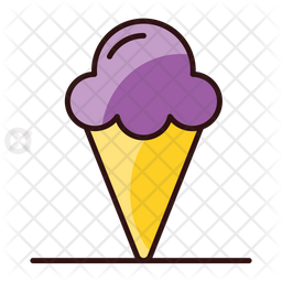 Ice Cream Cone Icon Of Colored Outline Style Available In Svg Png Eps Ai Icon Fonts