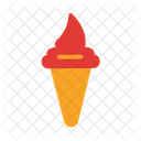 Beach Cone Cream Icon