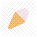 Icecream Cone Sweets Icon