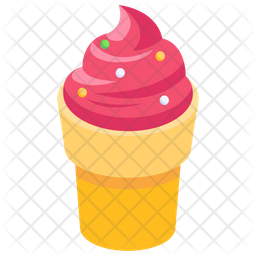 Free Ice Cream Cone Icon of Isometric style - Available in SVG, PNG ...