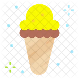 Ice Cream Cone  Icon