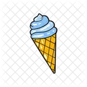Ice Cream Cone Ice Cream Sticker Icon
