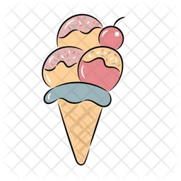 Ice Cream Cone  Icon