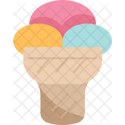 Ice Cream Cone  Icon