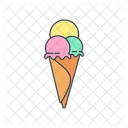 Ice Cream Sweet Dessert Icône