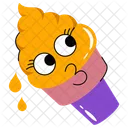 Ice Cream Cone Sweet Dessert Icon