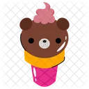 Ice Cream Cone Sweet Dessert Icon